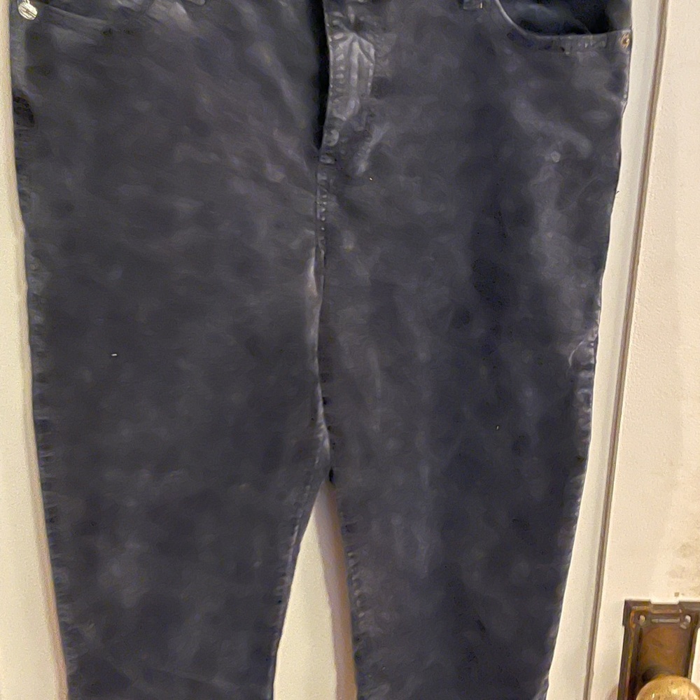 Lucky Brand washed velvet skinny pants
